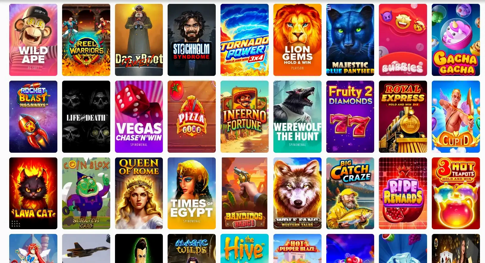 Alf Casino gry i bonusy